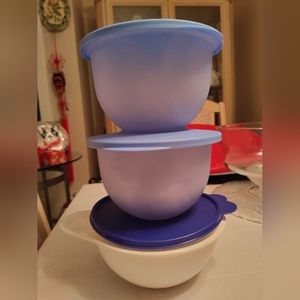 Tupperware 3 PC. Bowl Set